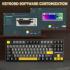 ATTACK SHARK X87 80% Tri-Mode Mechanical Gaming Keyboard Star Black